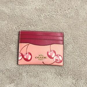 COACH Cherry Slim ID Wallet 😍🍒